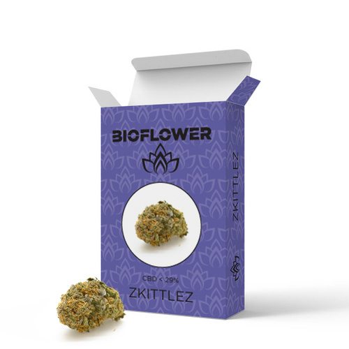 Bioflower Zkittlez 29% formato distributore