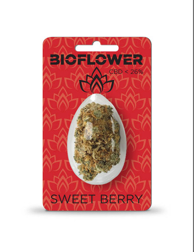 Bioflower Sweet Berry 26% cbd ovetto