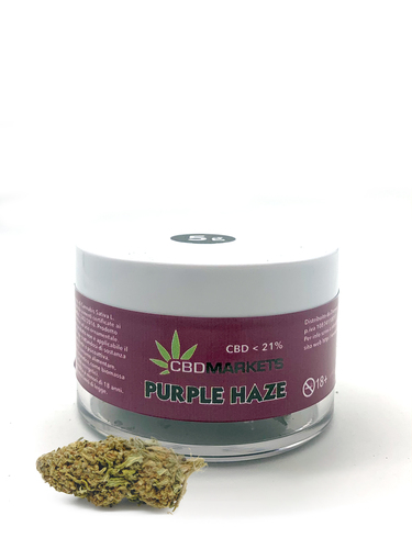 Cbdmarkets Purple Haze barattolo 21% cbd