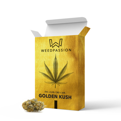 Weedpassion Golden Kush 29% cbd formato distributore